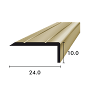 Profil de transition en aluminium 10.0x24.0mm sable éloxé