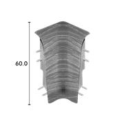Angles rentrants en plastique 60mm cerisier américain 50 pcs./carton